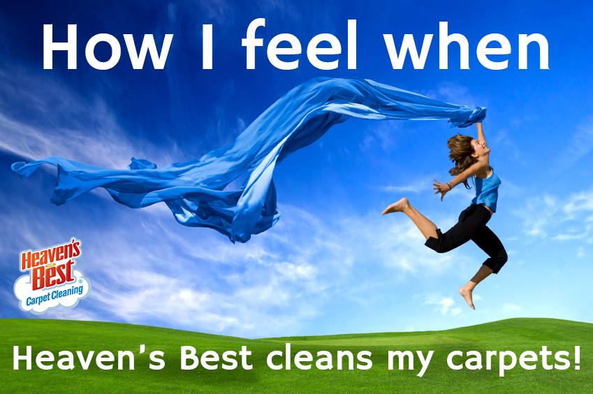 How I feel when Heaven’s Best Cleans my Carpets in Birmingham, AL